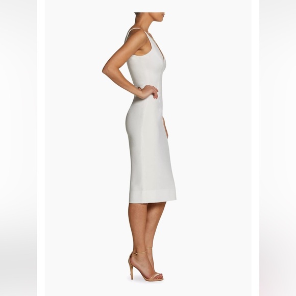 Dress the Population Lyla Crepe Midi Dress Small - Picture 2 of 7